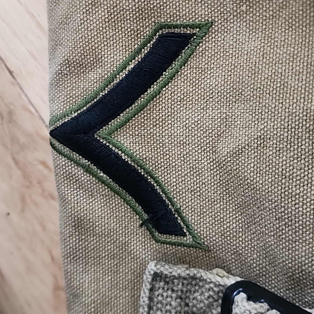 Army canvas crossbody bag vintage - Picture 4 of 5
